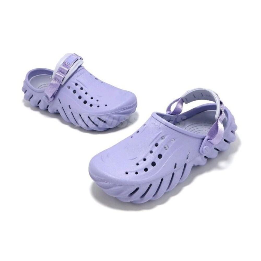 NEW CROCS ECHO CLOG WOMAN 10 MEN 8 Lavender COMFORT WATER RESISTANT LIGHTWEIGHT - Picture 5 of 15